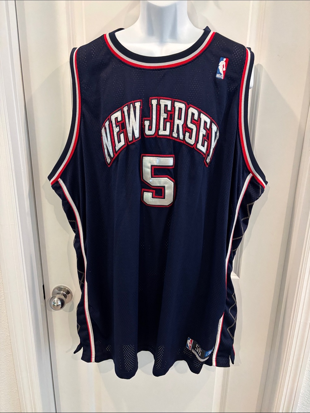 Vintage Reebok Jason Kidd New Jersey Nets Jersey